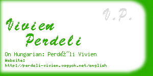 vivien perdeli business card